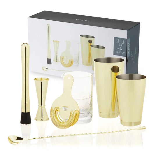 Gold Bar Essentials Set for Perfect Cocktails 7-Piece 