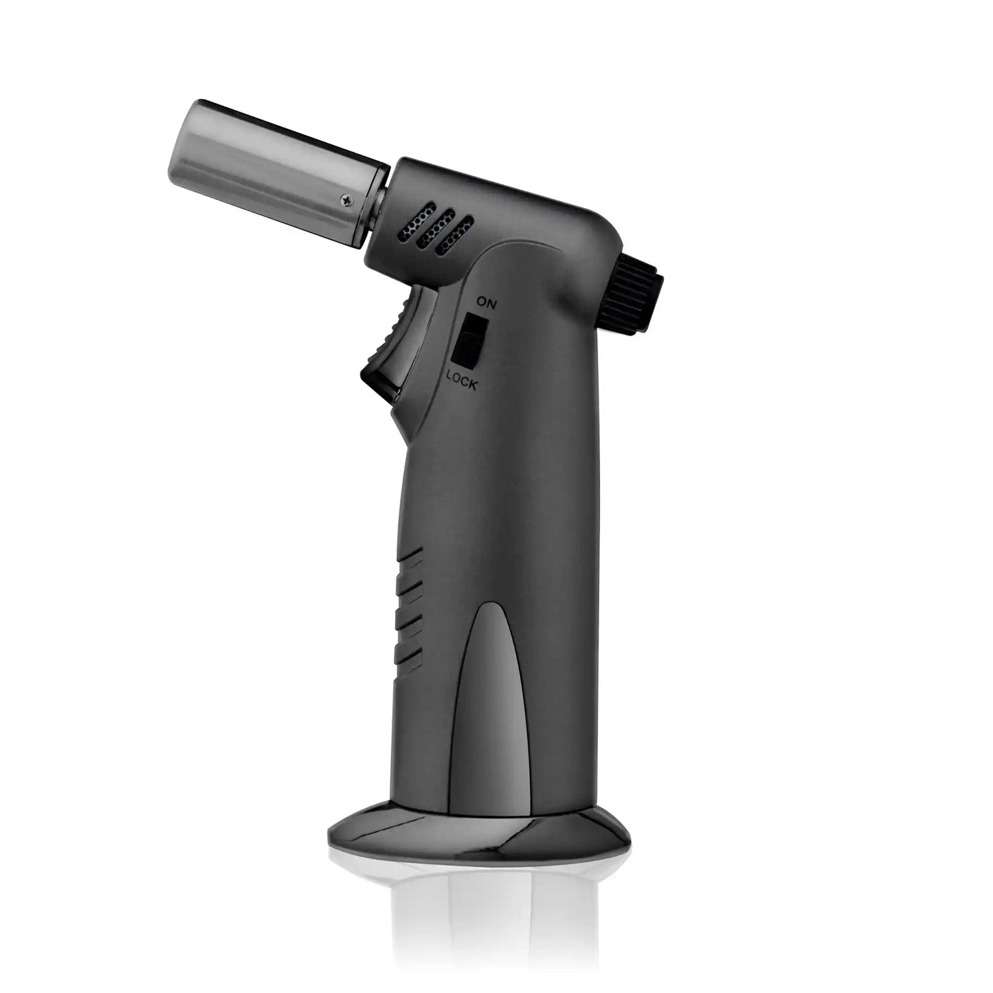 Retail packaging of Alchemi Single Serve Smoker Kit by Viski showing components and usage. Great gift for cocktail lovers and home bartenders.