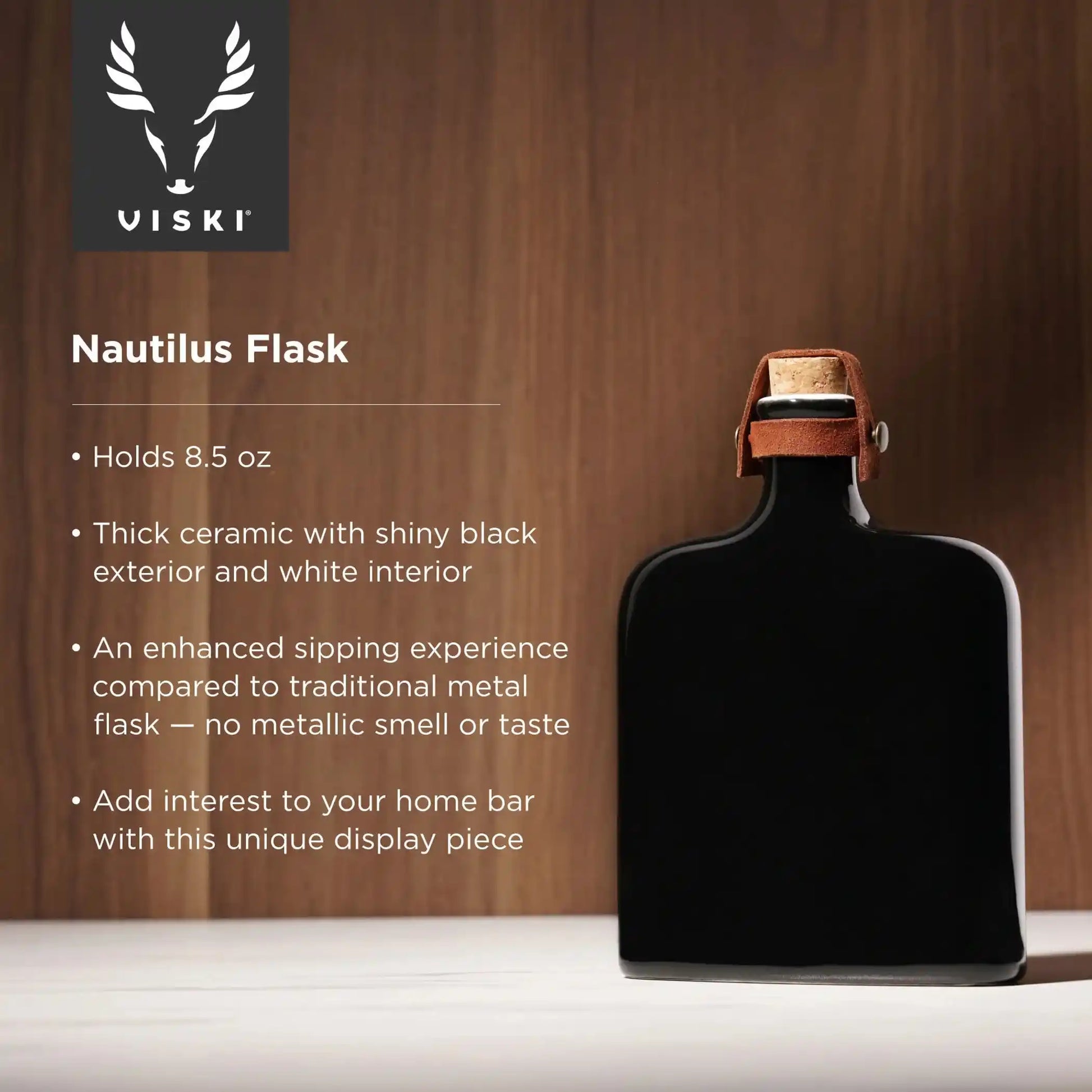 Reserve Nautilus Flask by Viski