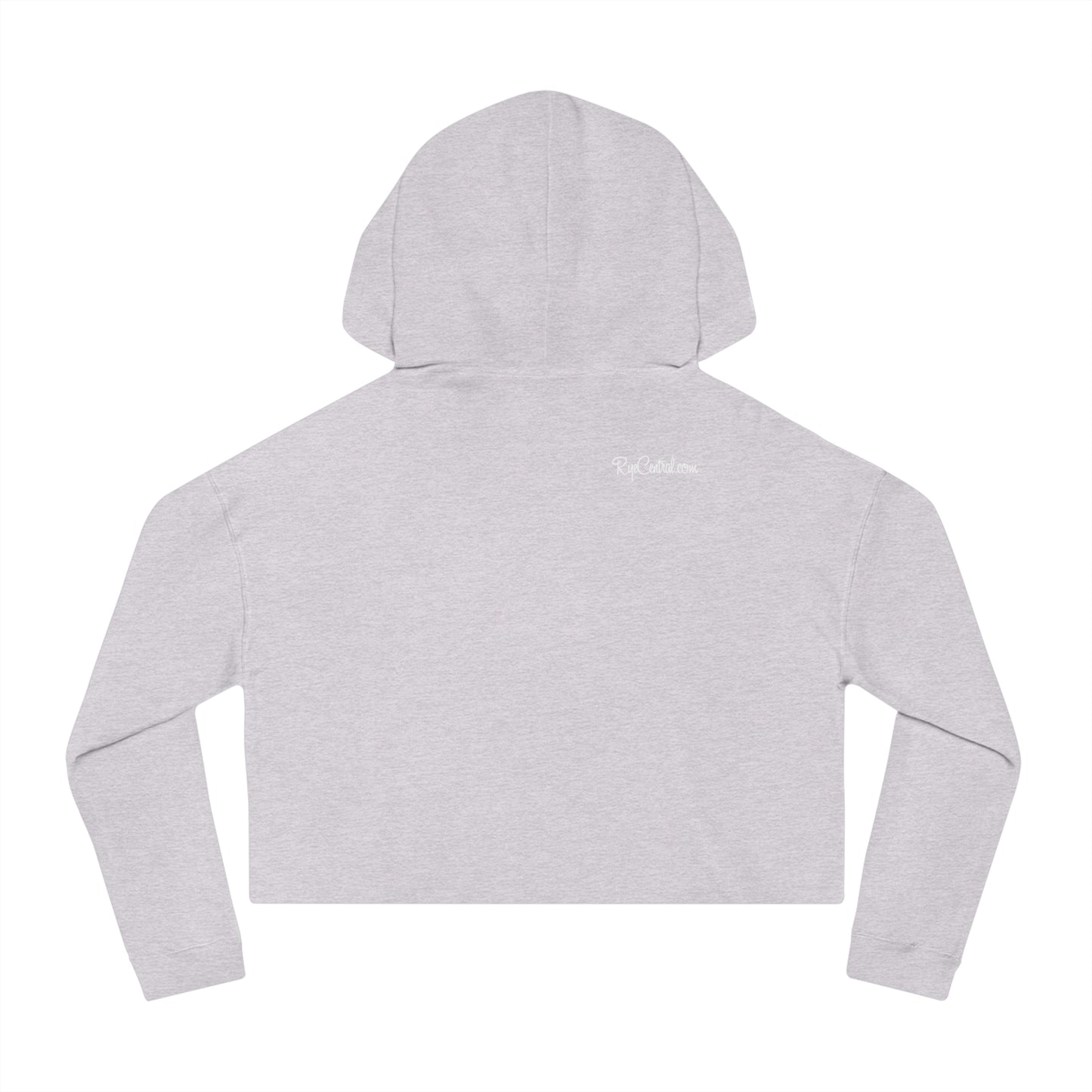 “Rye or Die Girl” Cropped Hooded Cool Whiskey Sweatshirt