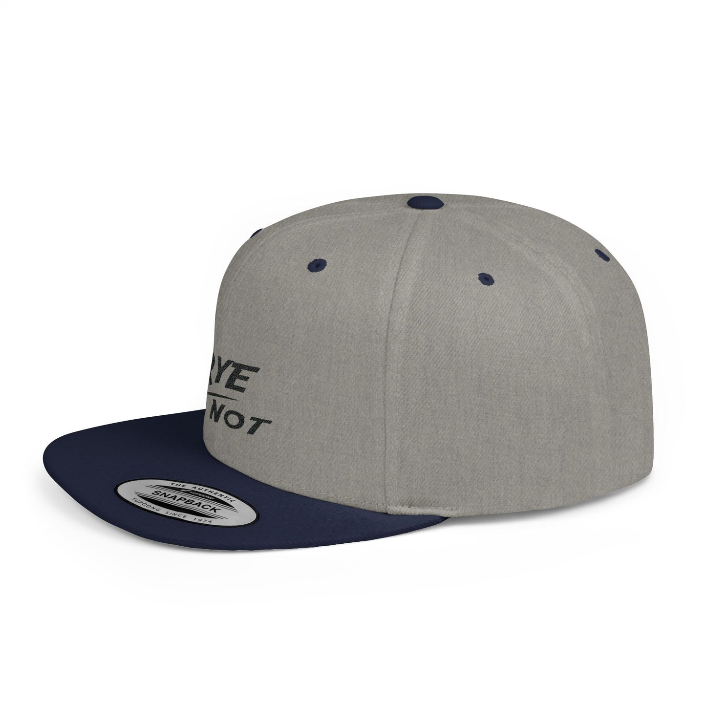 “Rye Not” Whiskey Flat Bill Cap