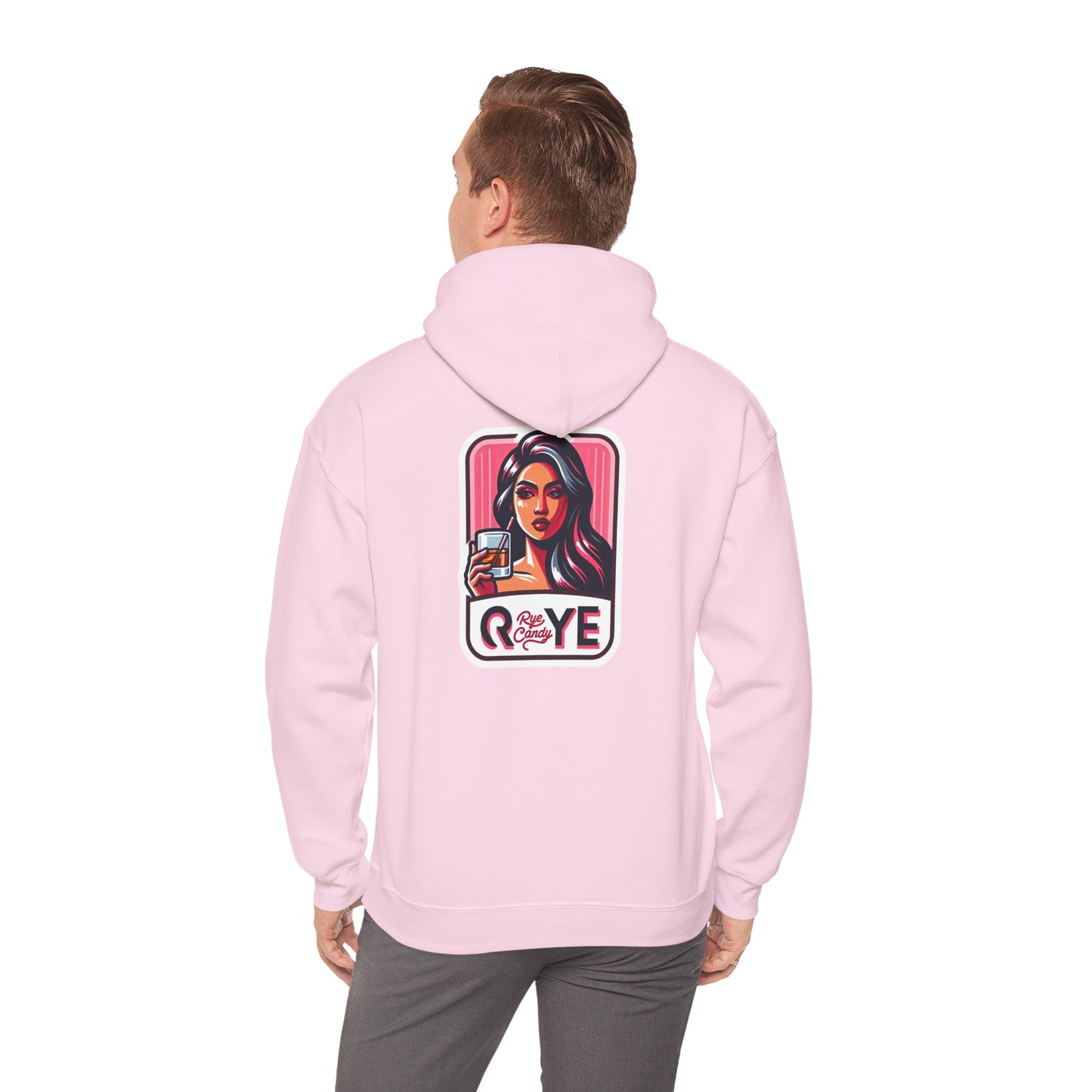 “Rye Candy” Unisex Heavy Hooded Whiskey Sweatshirt
