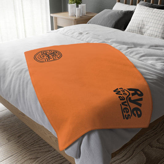 “Rye the Waves” Velveteen Microfiber Whiskey Blanket