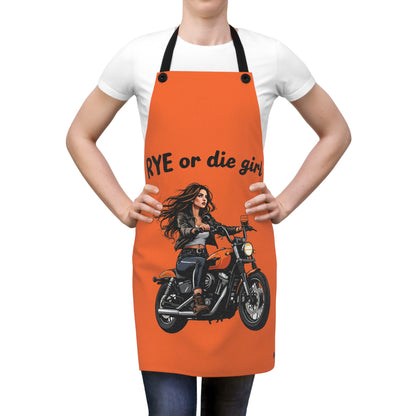 “Rye or Die Girl” Whiskey Apron