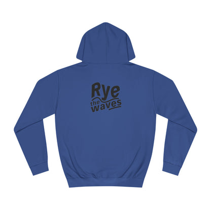 “Rye the Waves” Unisex Surf Whiskey Hoodie 3
