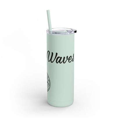 “Rye The Waves” Whiskey Themed Skinny Tumbler