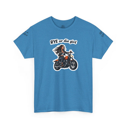 “Rye or Die Girl” Funny T shirt for Whiskey Lovers