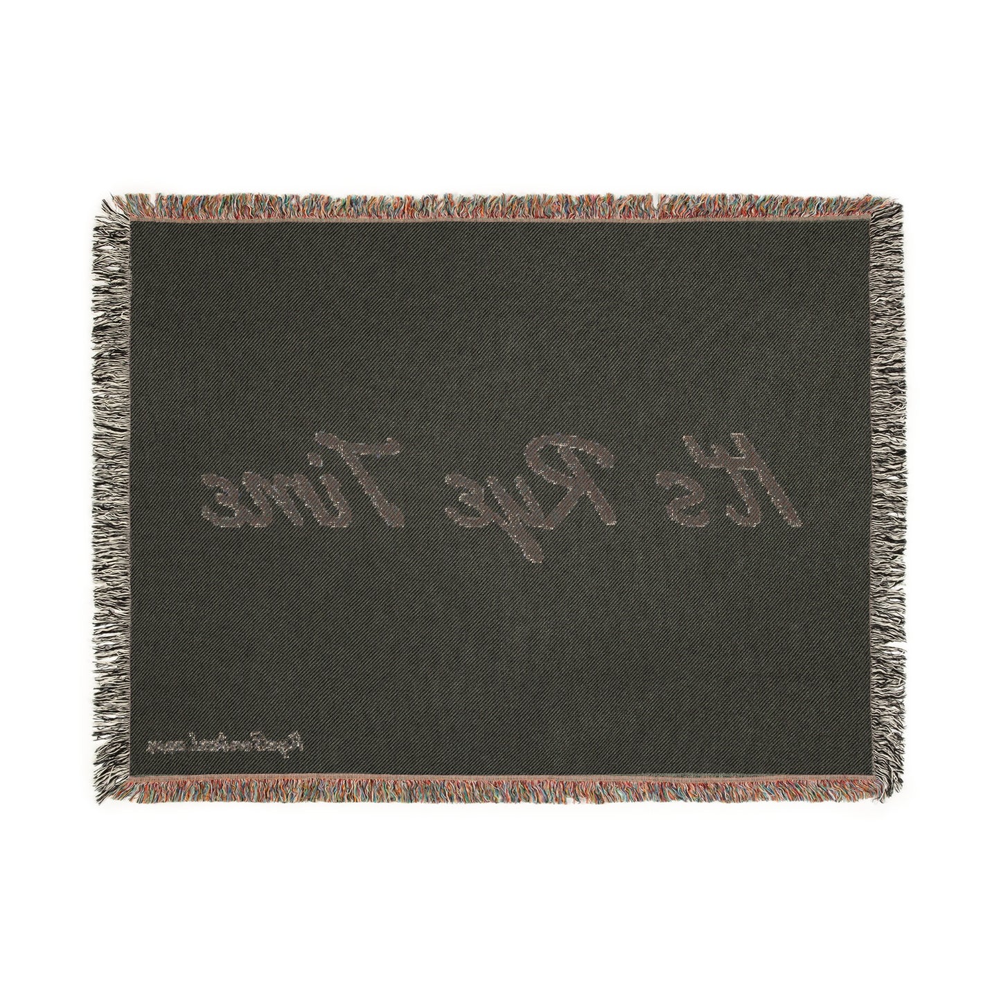 “It’s Rye Time” Woven Whiskey Blanket