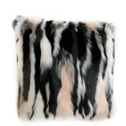Luxury Faux Fur Throw Pillow from RyeCentral