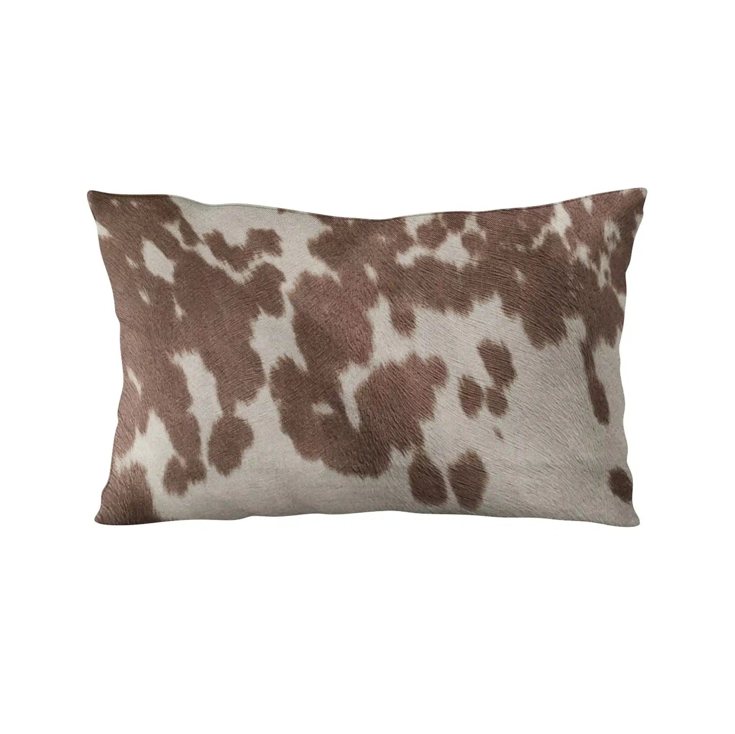 Cowhide Throw Pillow for Whiskey Enthusiasts