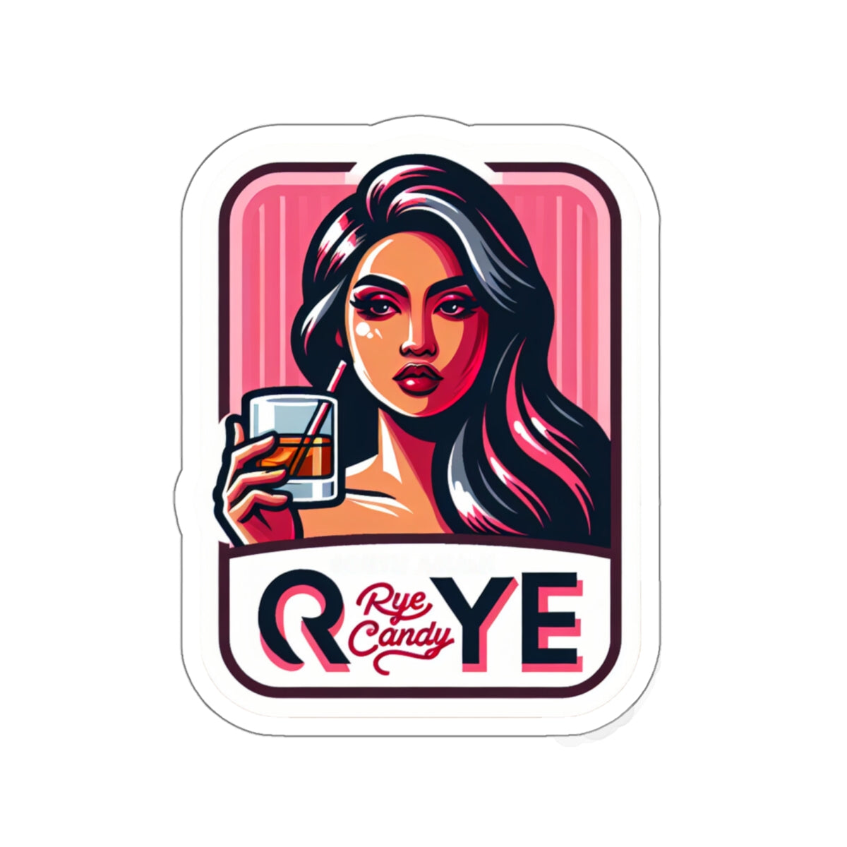 Whiskey Stickers "Rye Candy"