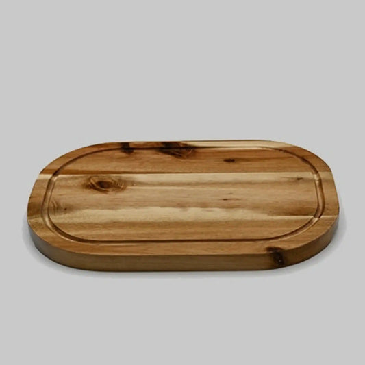 Acacia Serving Cutting Board Detailed