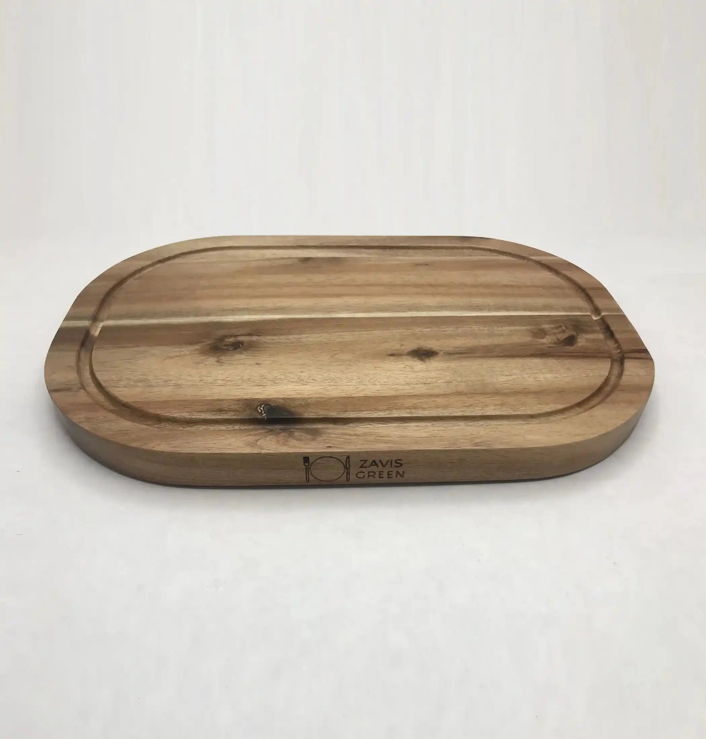 Acacia Serving Cutting Board Detailed