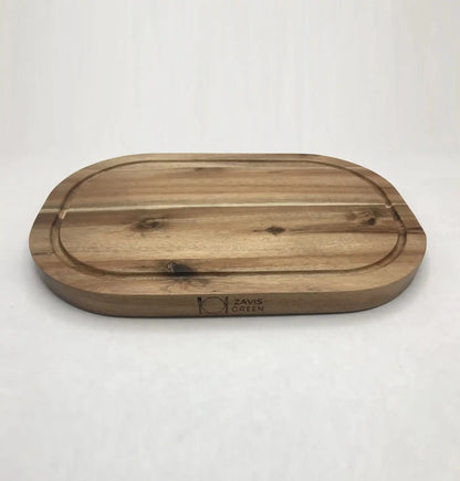 Acacia Serving Cutting Board Detailed