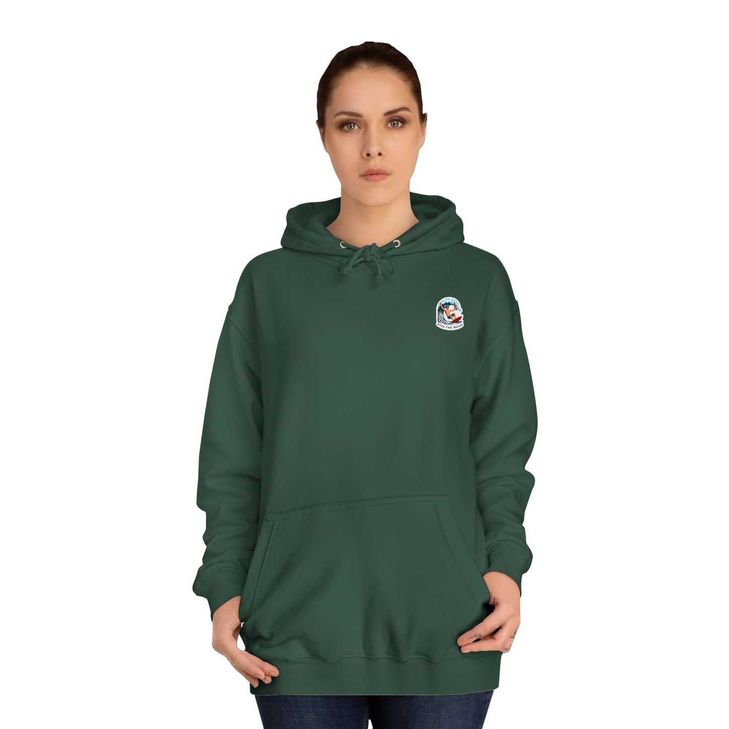 “Rye the Waves” Unisex Surf Whiskey Hoodie 3