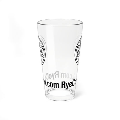 RyeCentral Branded Whiskey Mixing Glass, 16oz