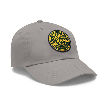 RyeCentral Whiskey Leather Patch Cap