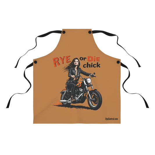 “Rye or Die Chick” Branded Whiskey Apron