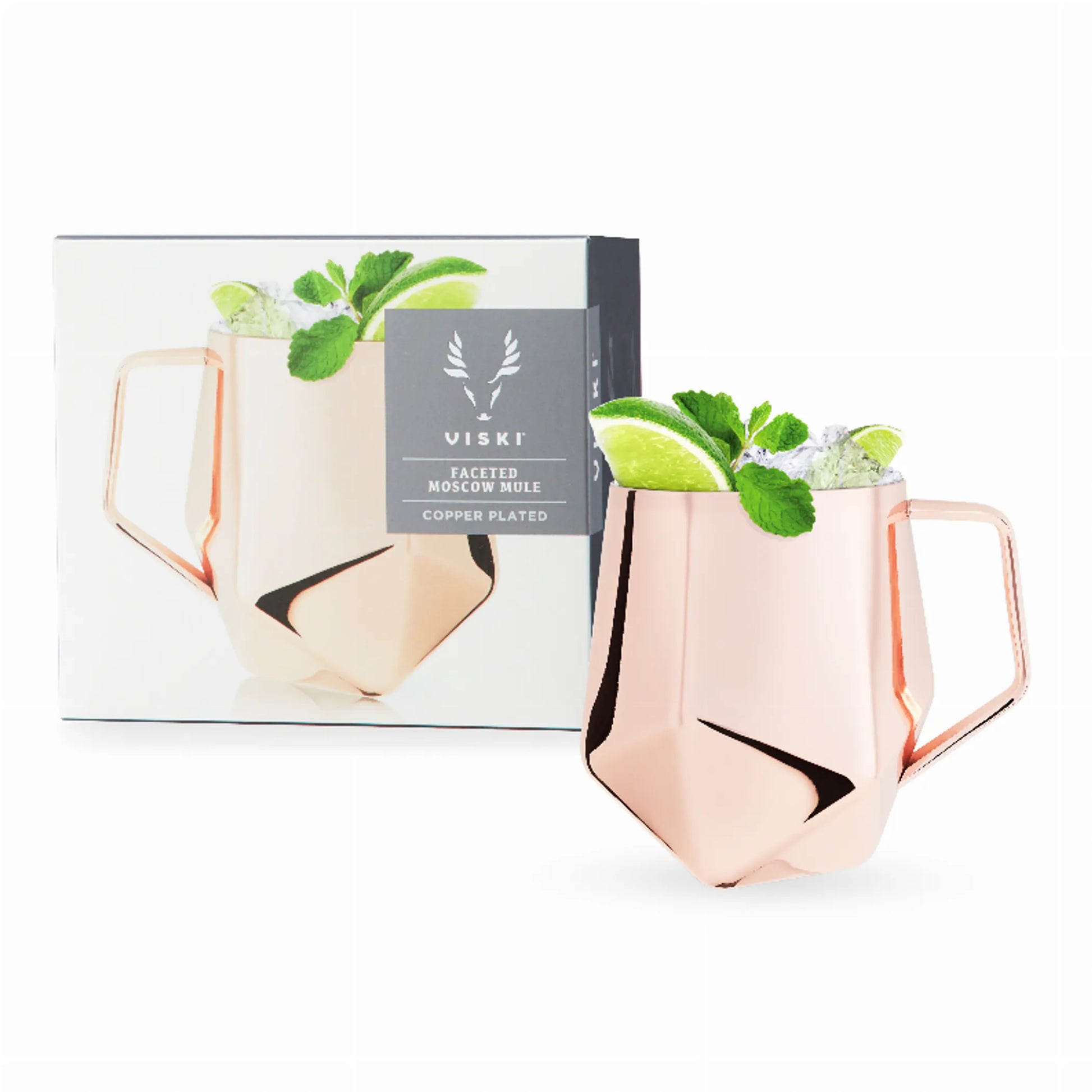 Faceted Moscow Mule Mug by RyeCentral Explore Now