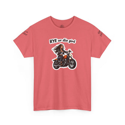 “Rye or Die Girl” Funny T shirt for Whiskey Lovers