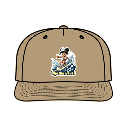 “Rye The Waves” Whiskey Surf Cap Model 2