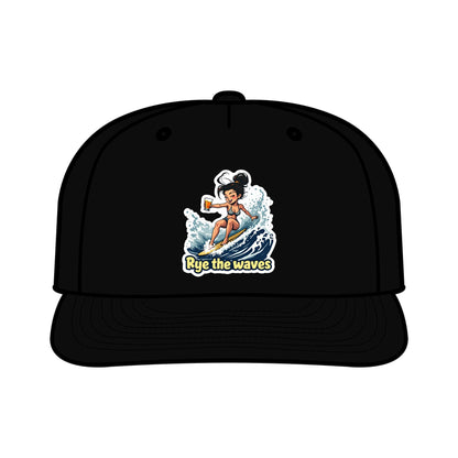 “Rye The Waves” Whiskey Surf Cap Model 2