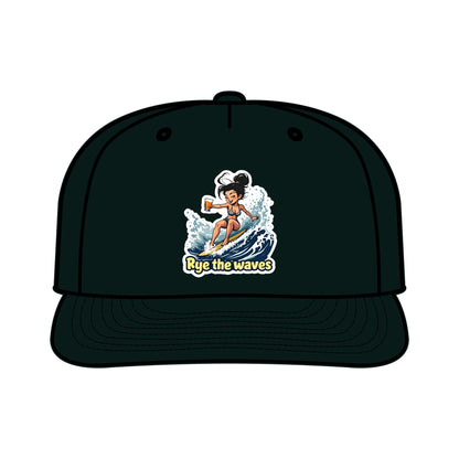 “Rye The Waves” Whiskey Surf Cap Model 2