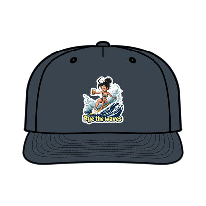 “Rye The Waves” Whiskey Surf Cap Model 2
