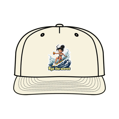 “Rye The Waves” Whiskey Surf Cap Model 2