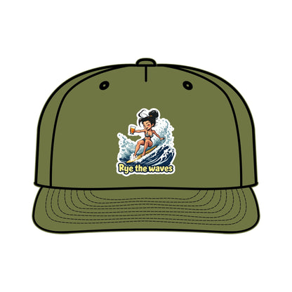 “Rye The Waves” Whiskey Surf Cap Model 2