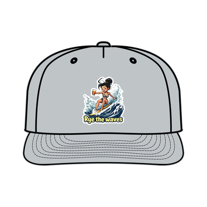 “Rye The Waves” Whiskey Surf Cap Model 2