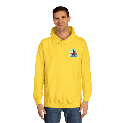 “Rye the Waves” Unisex College Hoodie - Whiskey 4