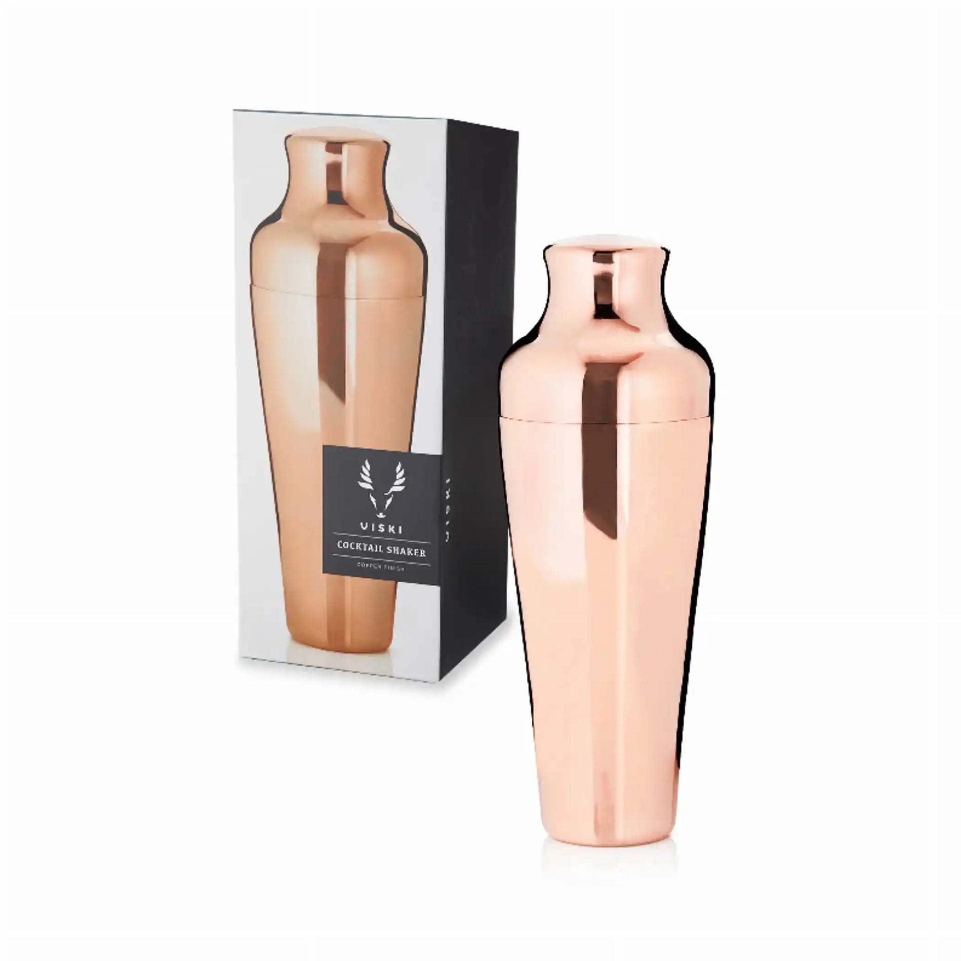 Premium Copper Parisian Cocktail Shaker By Viski