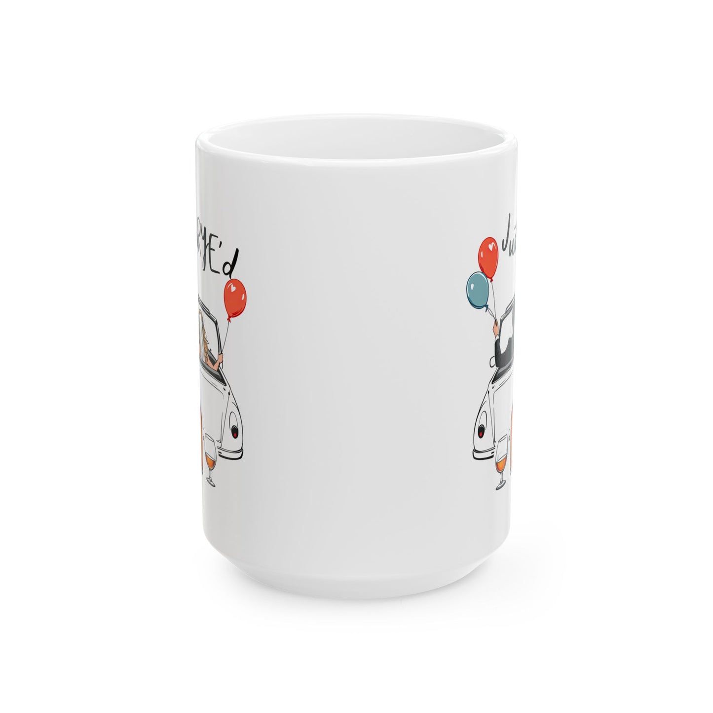 “Just MaRYE’d” Ceramic Wedding Whiskey Gift Mug