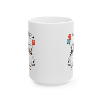 “Just MaRYE’d” Ceramic Wedding Whiskey Gift Mug