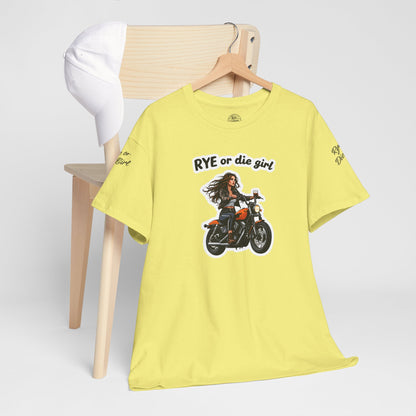 “Rye or Die Girl” Funny T shirt for Whiskey Lovers