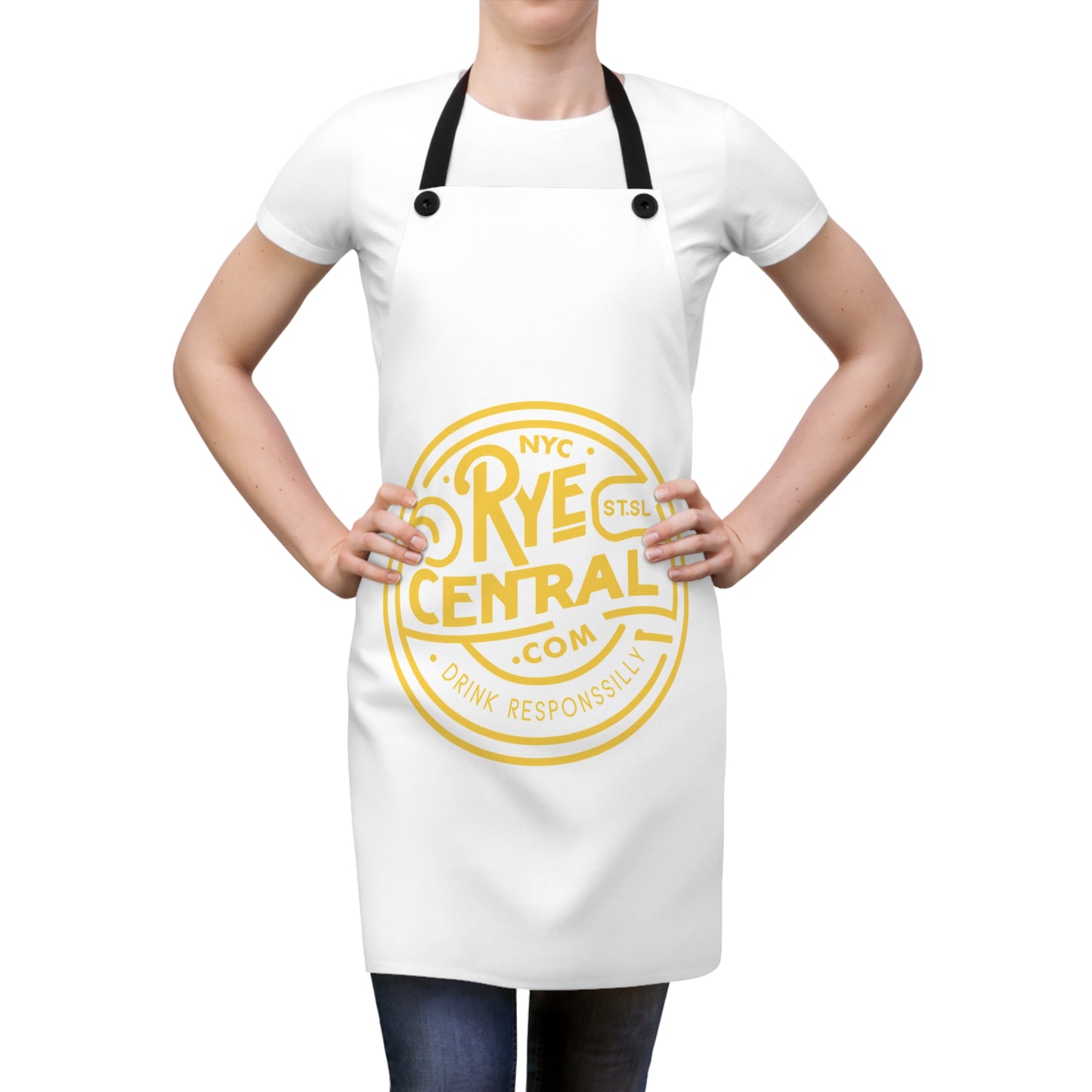 Rye Whiskey Apron DRINK RESPONS'SILLY