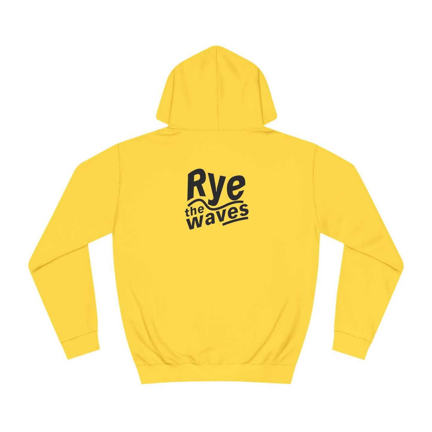 “Rye the Waves” Unisex College Hoodie - Whiskey 4