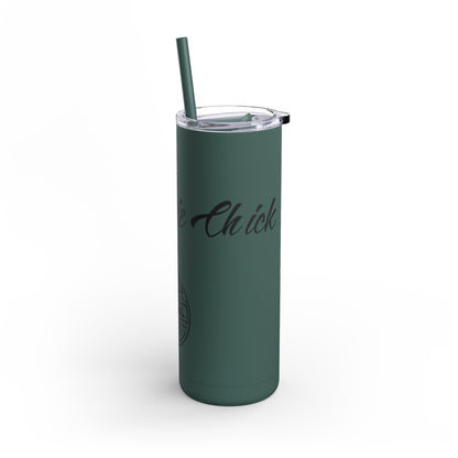 “Rye or Die Chick” Whiskey Themed Skinny Tumbler