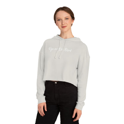 “Rye or Die Girl” Cropped Hooded Cool Whiskey Sweatshirt