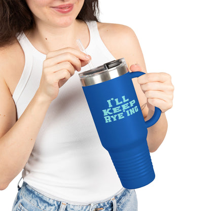 Eco-Friendly Whiskey Golf Tumbler - 40oz Insulated Steel, Reusable