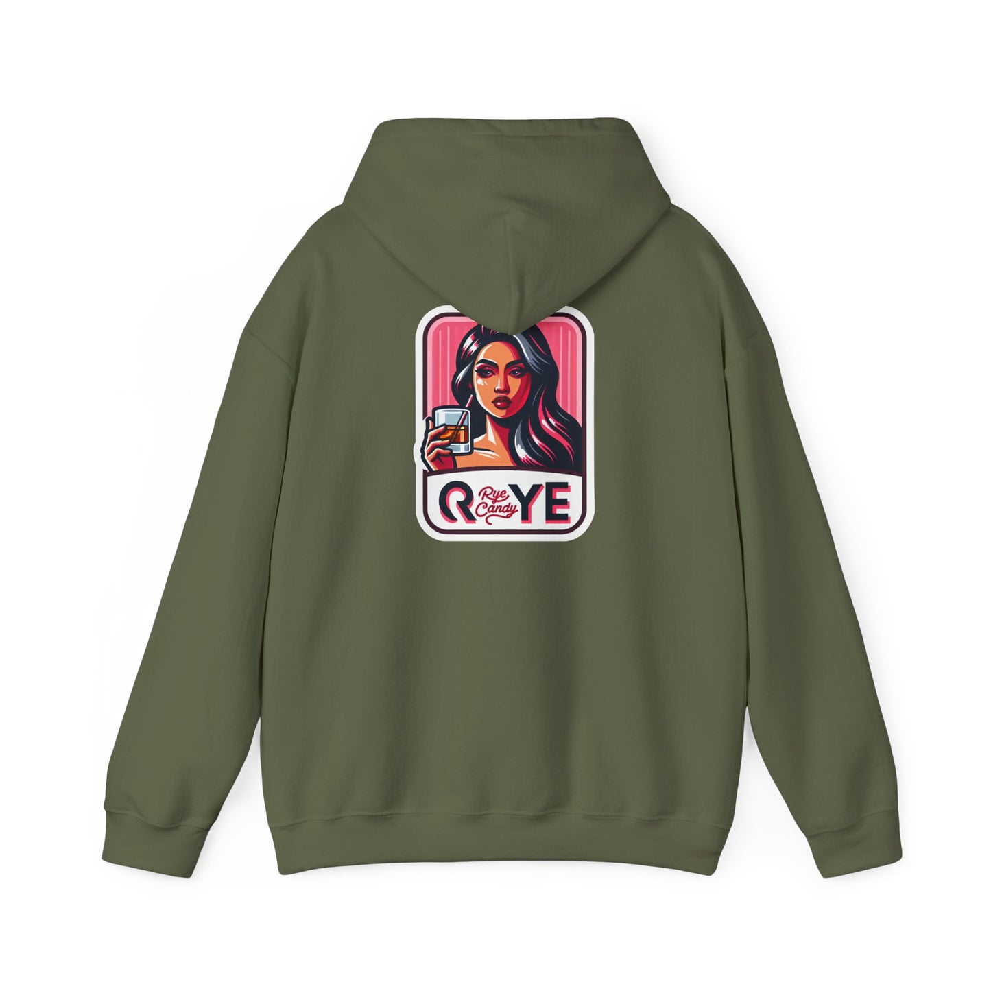 “Rye Candy” Unisex Heavy Hooded Whiskey Sweatshirt