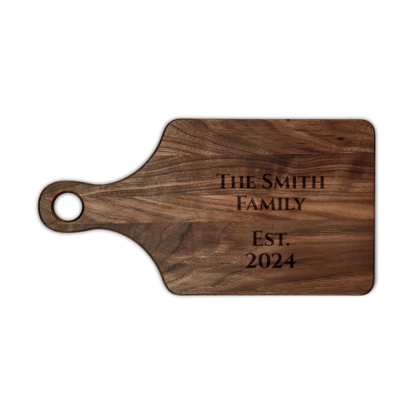 Personalized Engraved Cutting Board — Walnut or Maple