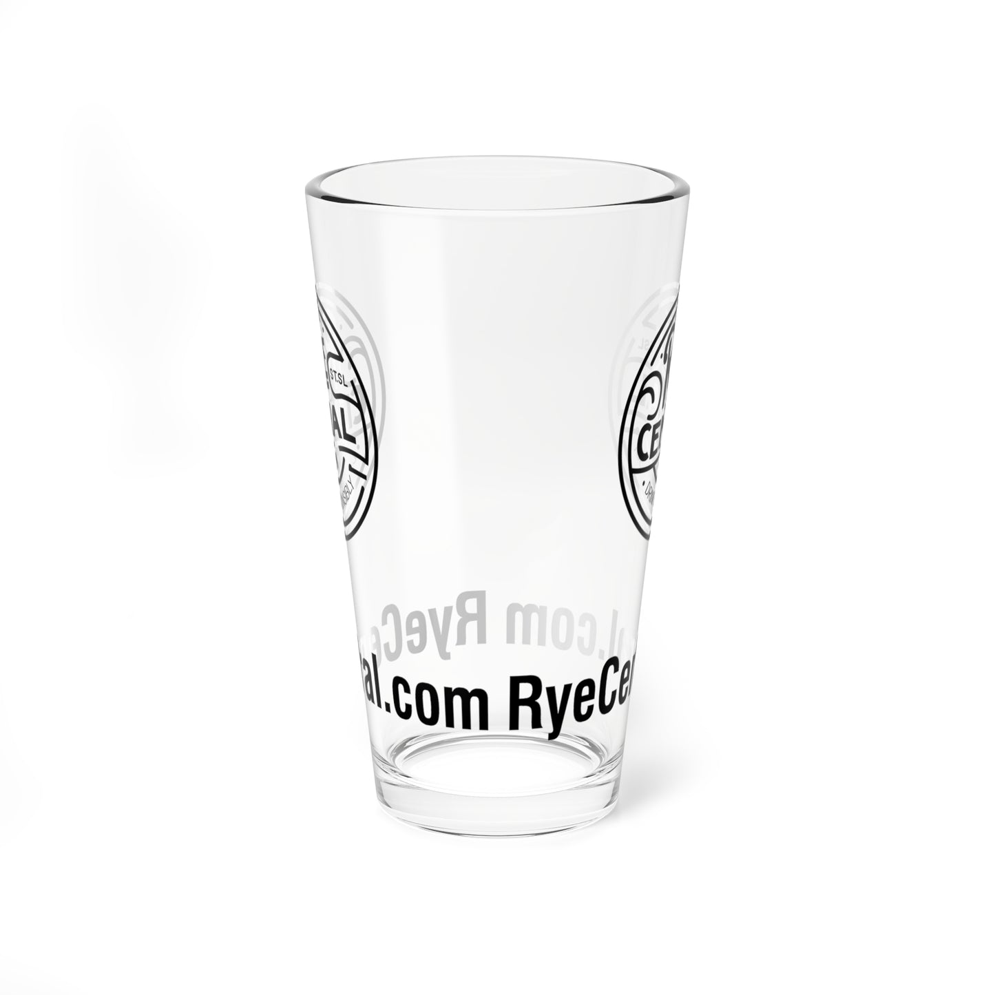 RyeCentral Branded Whiskey Mixing Glass, 16oz