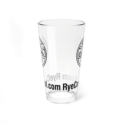 RyeCentral Branded Whiskey Mixing Glass, 16oz