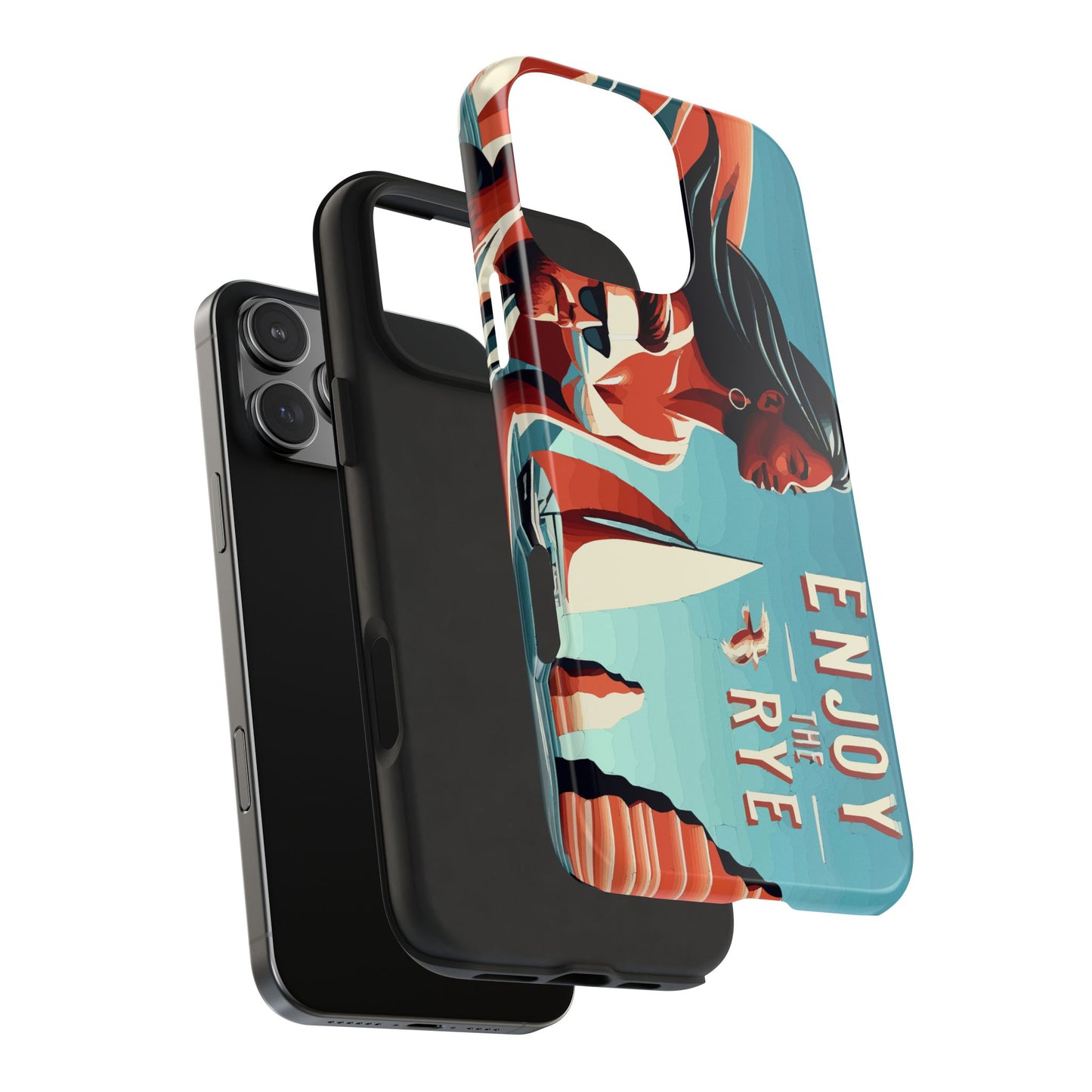 “Enjoy the Rye” Whiskey Theme Phone Cases