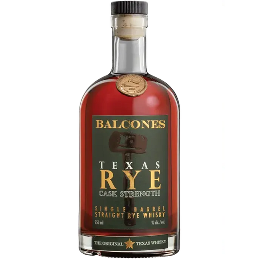 Balcones Texas Rye Cask Strength Whiskey