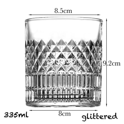 Old Fashioned Whiskey Rocks Glass — 20+ Cuts
