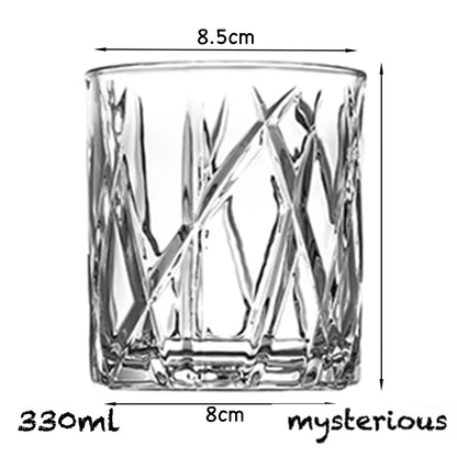 Old Fashioned Whiskey Rocks Glass — 20+ Cuts