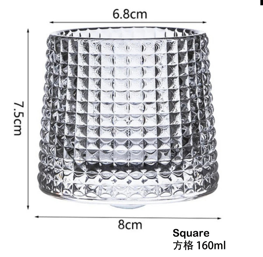 Old Fashioned Whiskey Rocks Glass — 20+ Cuts